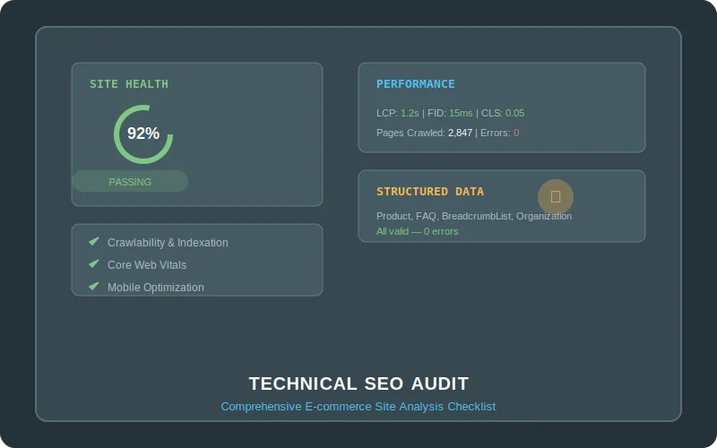 Technical SEO Audit for E-commerce (2026) — SEO guide by Shoaib Santo
